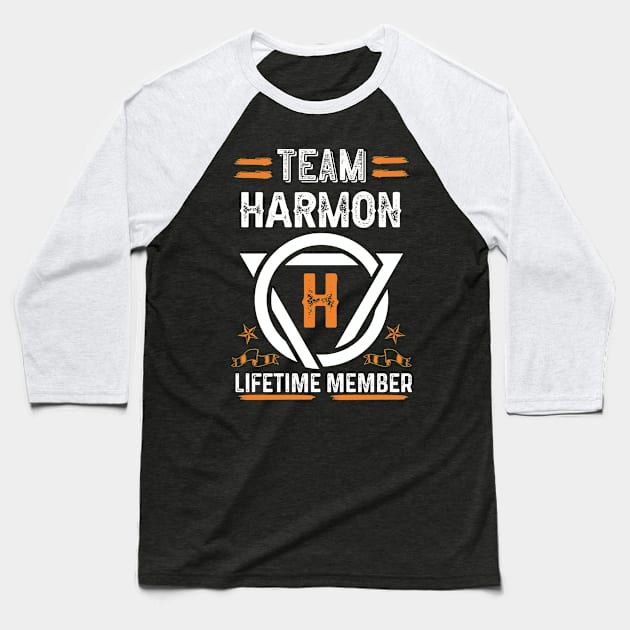 Team harmon Lifetime Member, Family Name, Surname, Middle name Baseball T-Shirt by Smeis